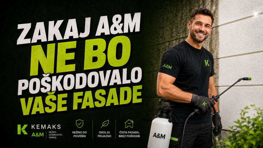 Zakaj A&M ne bo poškodovalo vaše fasade